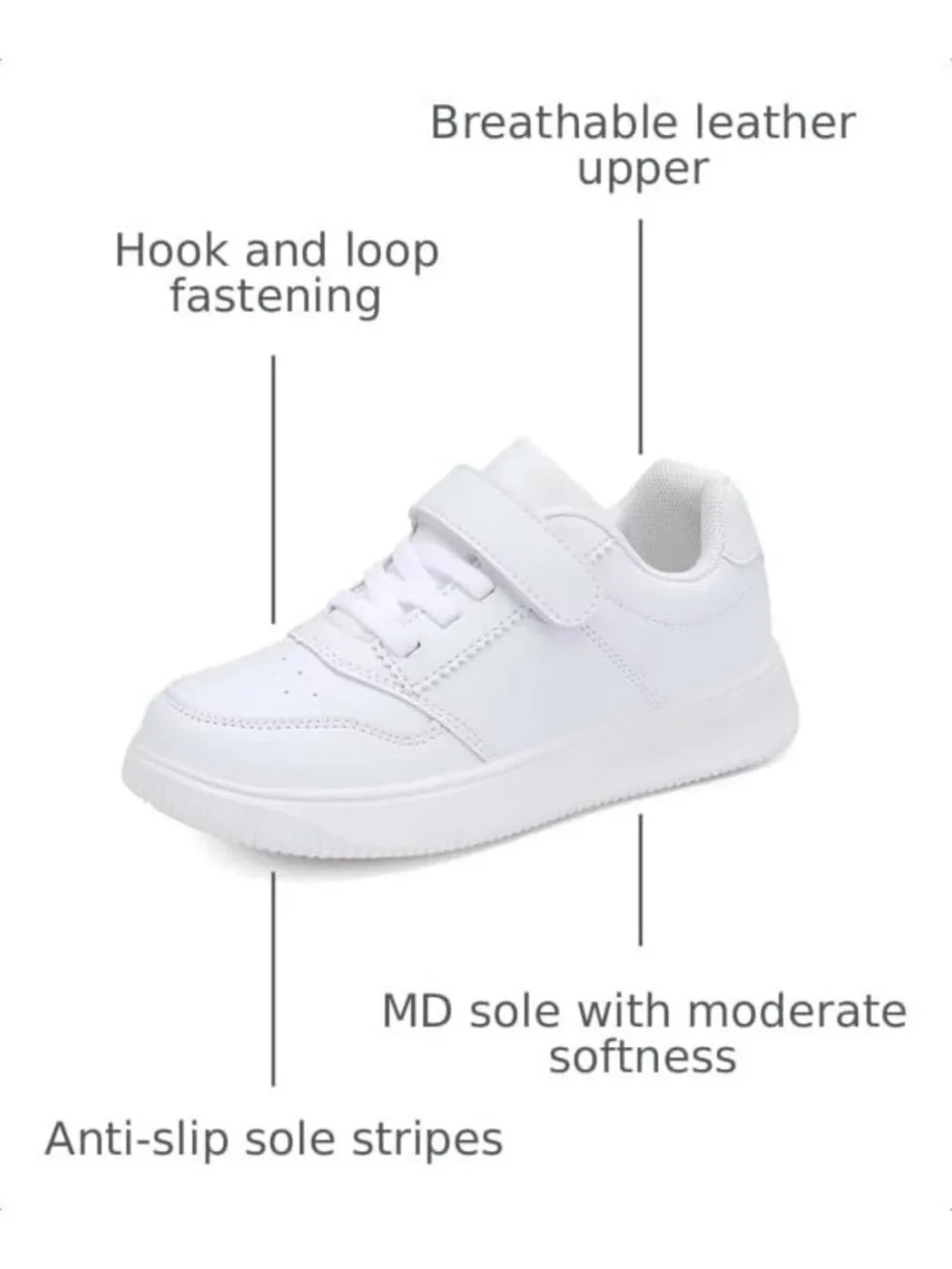 Unisex Kids Lightweight Running Sneakers - Breathable Mesh Athletic Shoes